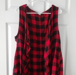 Plaid Vest